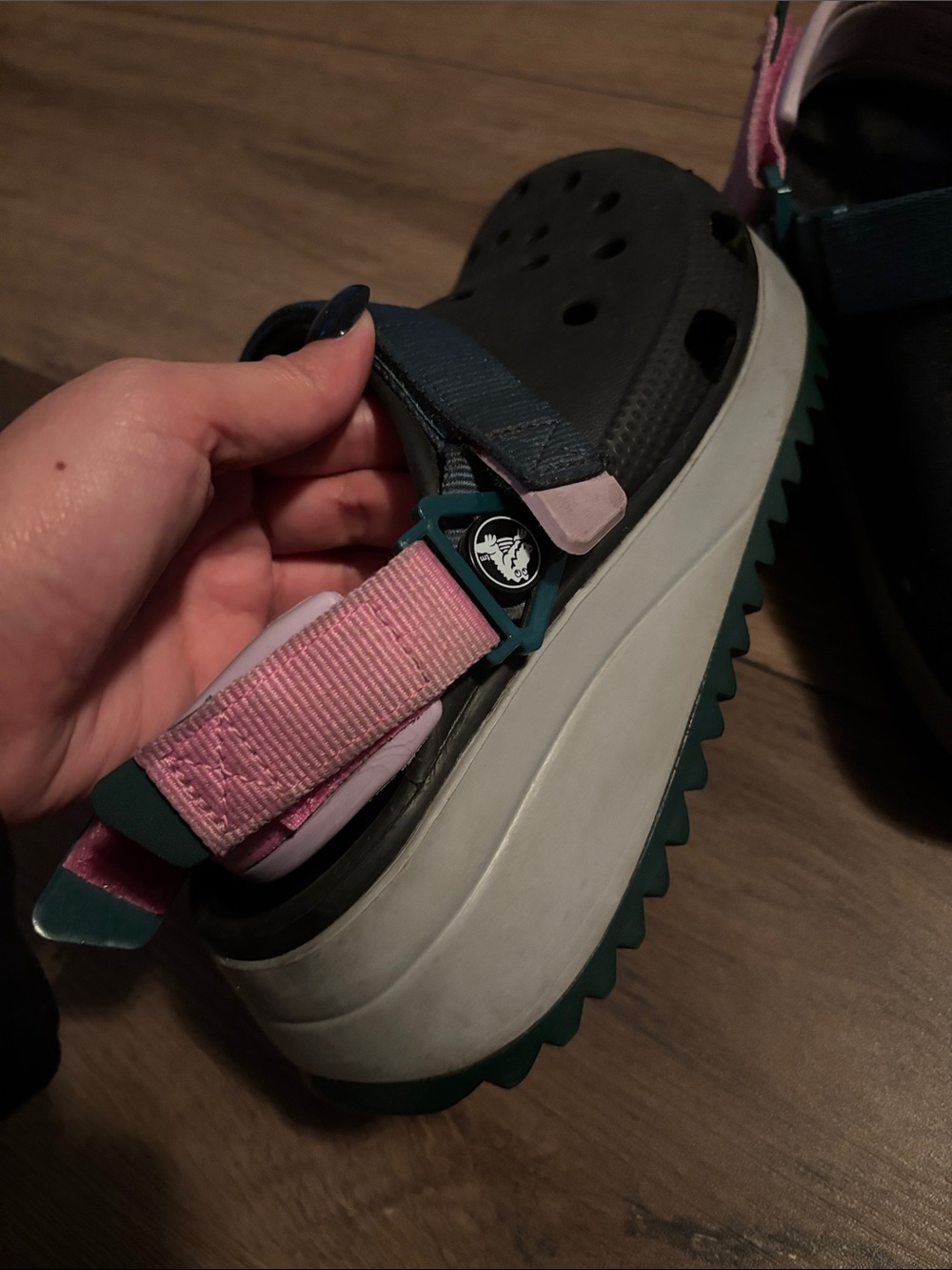 Color Block Hiker Crocs - Picture 2 of 4